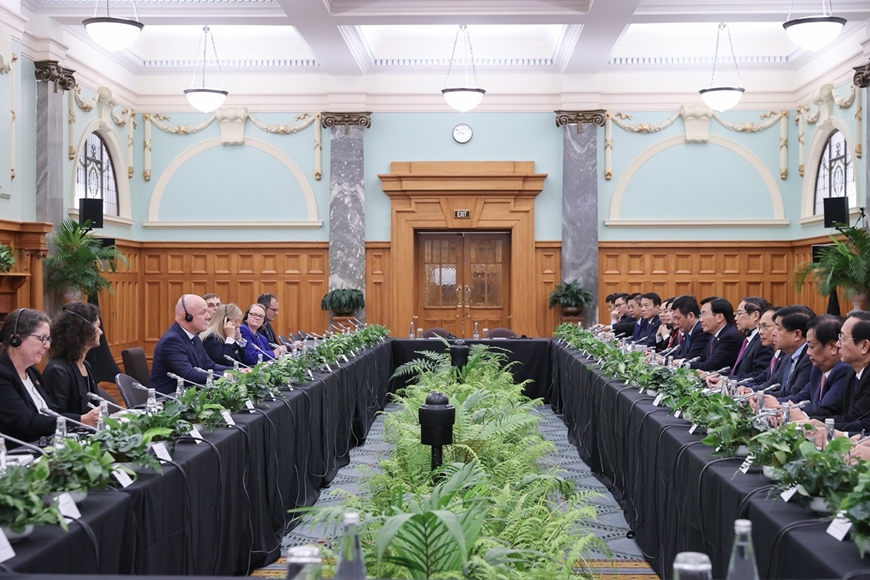 View - 	Thủ tướng Chính phủ Phạm Minh Chính hội đàm với Thủ tướng New Zealand